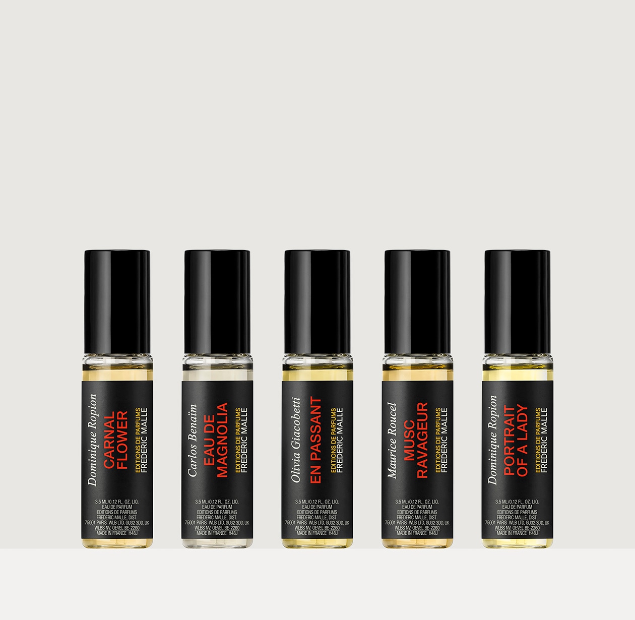 THE ESSENTIAL COLLECTION by Editions de Parfums Frédéric Malle, THE ESSENTIAL COLLECTION, 5 x 3,5 ml